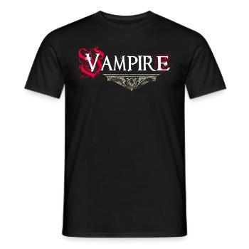 Vampire - Men's T-Shirt - black - Front - AI Model Male 178 light (178cm)
