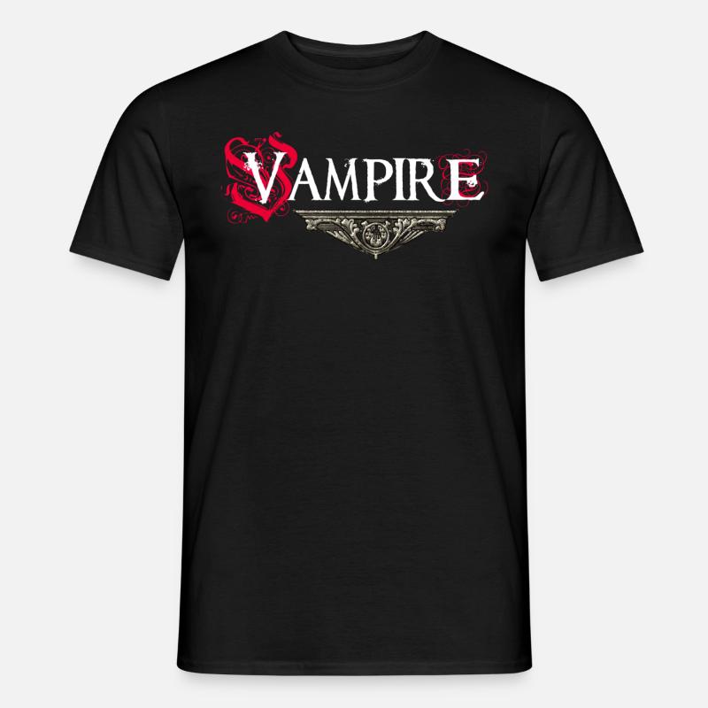 Vampir - Männer T-Shirt - Schwarz