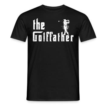 Le père golffather golf drôle tshirt de golf - T-shirt homme - noir - Devant - AI Model Male 178 light (178cm)