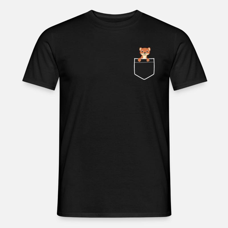 Frettchen - Männer T-Shirt - Schwarz