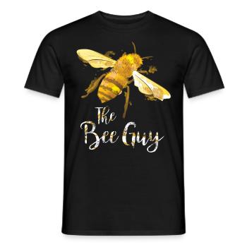 The Bee Guy Shirt Beekeeping Honey Funny Gift - Men's T-Shirt - black - Front - AI Model Male 178 light (178cm)