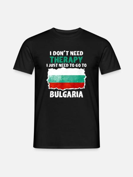 Bulgarie - T-shirt homme - noir