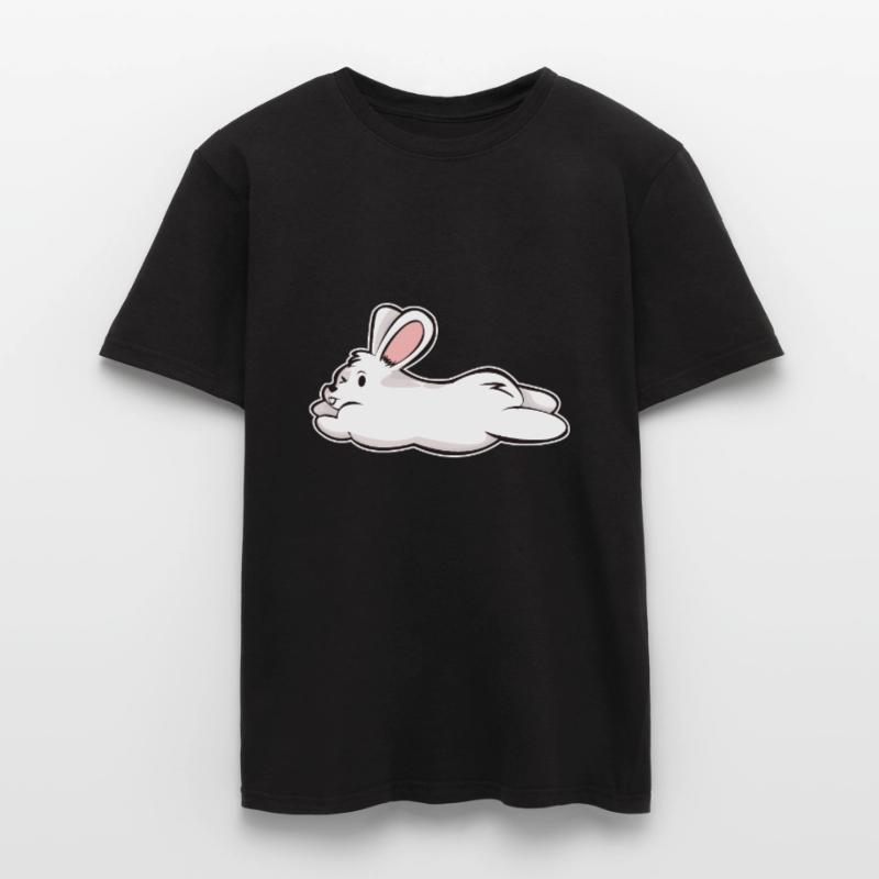White Rabbit Rabbit Rabbit Comic Gift Men’s T-shirt