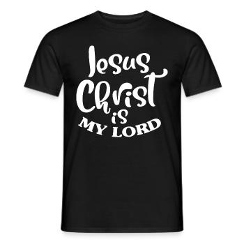 Jésus-Christ, mon Seigneur, Bible, foi, - T-shirt homme - noir - Devant - AI Model Male 178 light (178cm)