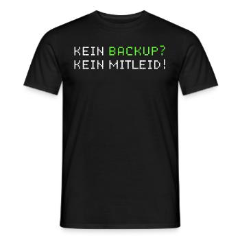 Informatiker Informatik Programmierer Entwickler - Männer T-Shirt - Schwarz - Vorne - AI Model Male 178 light (178cm)