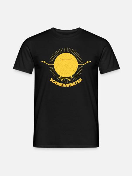 Sun Worshippers (Yoga-Sun-Edition) - Men's T-Shirt - black