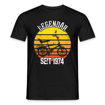 Legendär 1974 Jahrgang Bonanza Fahrrad Kult Gang - Männer T-Shirt - Schwarz - Vorne - AI Model Male 178 light (178cm)
