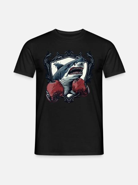 Shark Boxer MMA Logo - T-shirt homme - noir