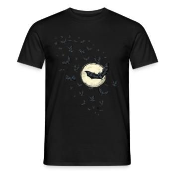 Bat Swarm - Männer T-Shirt - Schwarz - Vorne - AI Model Male 178 light (178cm)
