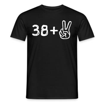 40 ans Fête d’anniversaire de 40 ans - T-shirt homme - noir - Devant - AI Model Male 178 light (178cm)