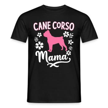 Cane Corso Hund - Männer T-Shirt - Schwarz - Vorne - AI Model Male 178 light (178cm)