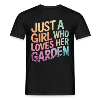Gardener Garden Plants Gardening - Men's T-Shirt - black - Front - AI Model Male 178 light (178cm)