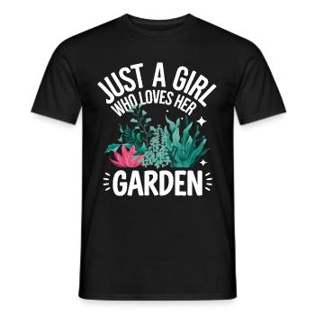 Gardener Garden Plants Gardening - Men's T-Shirt - black - Front - AI Model Male 178 light (178cm)