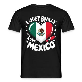 Mexico Mexico Mexican Spanish - Men's T-Shirt - black - Front - AI Model Male 178 light (178cm)