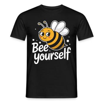 Honigbiene Imker Bienen Biene - Männer T-Shirt - Schwarz - Vorne - AI Model Male 178 light (178cm)