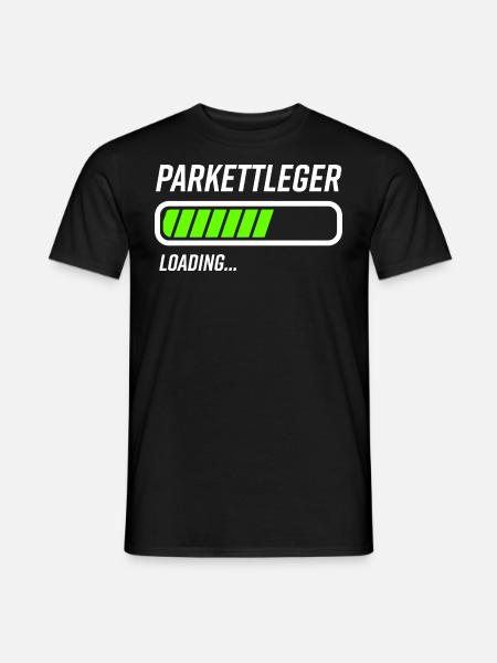 Parkettleger Loading Ladebalken Geschenk - Männer T-Shirt - Schwarz