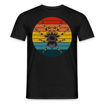 Tarantula Spider Owner Exotic Pet Keeper - Men's T-Shirt - black - Front - AI Model Male 178 light (178cm)
