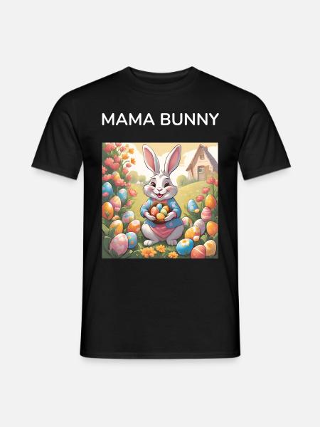 Maman de Pâques Mère Lapin - T-shirt homme - noir