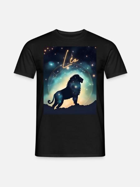 Leo Horoscope Leo Gift - Men's T-Shirt - black