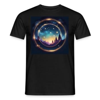 Leo Leo Zodiac Gift Idea - Men's T-Shirt - black - Front - AI Model Male 178 light (178cm)