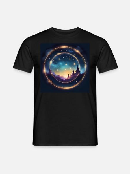 Löwe Leo Sternzeichen Geschenkidee - Männer T-Shirt - Schwarz