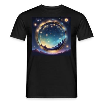 Leo Astrology Leo Gift - Men's T-Shirt - black - Front - AI Model Male 178 light (178cm)