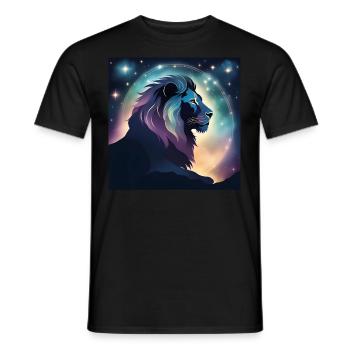 Leo Leo Zodiac Gift - Men's T-Shirt - black - Front - AI Model Male 178 light (178cm)