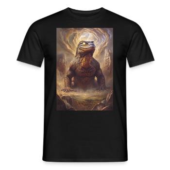 Dirawong Australia Mythology Gift - Men's T-Shirt - black - Front - AI Model Male 178 light (178cm)