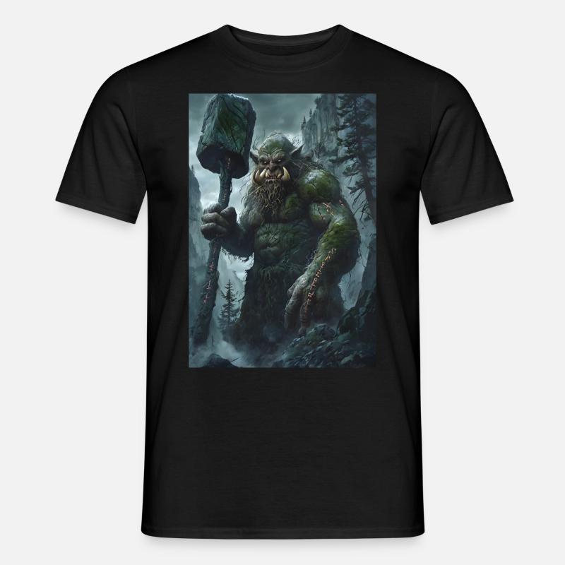 Riese Giant Norwegen Geschenk - Männer T-Shirt - Schwarz