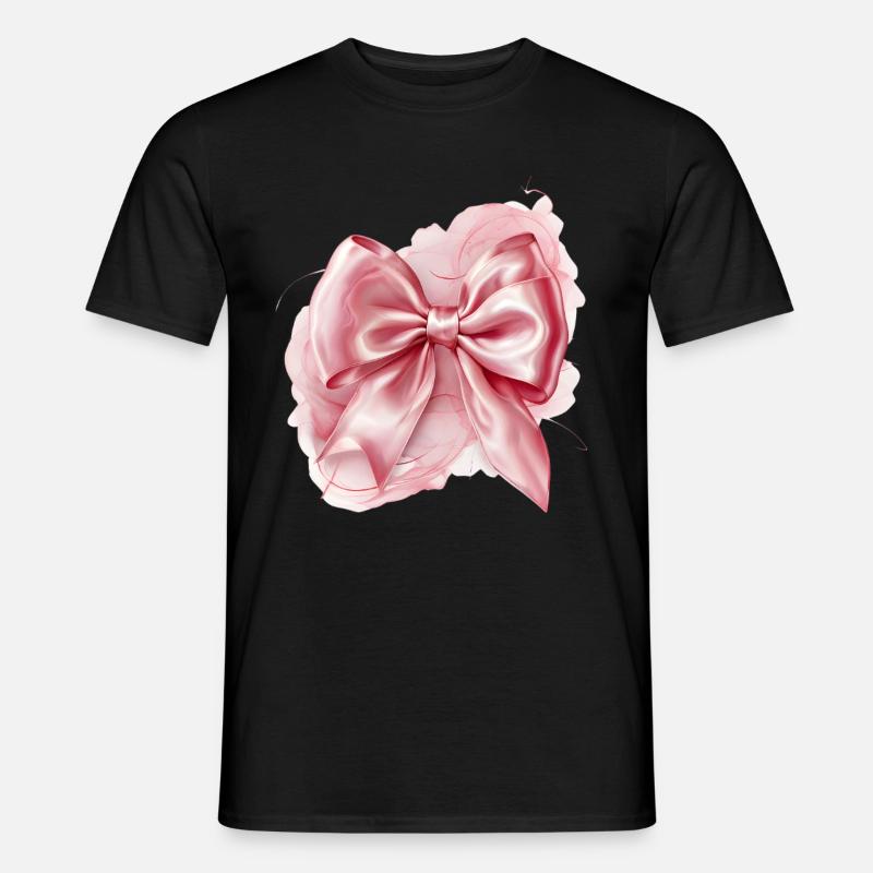 Bow Silk Knot Gift - Men's T-Shirt - black