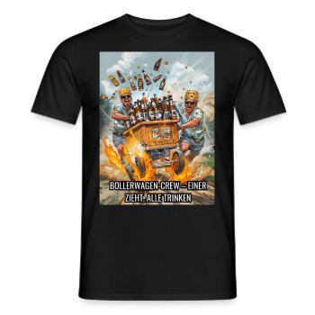 Herrentag Bier Freunde Geschenk - Männer T-Shirt - Schwarz - Vorne - AI Model Male 178 light (178cm)