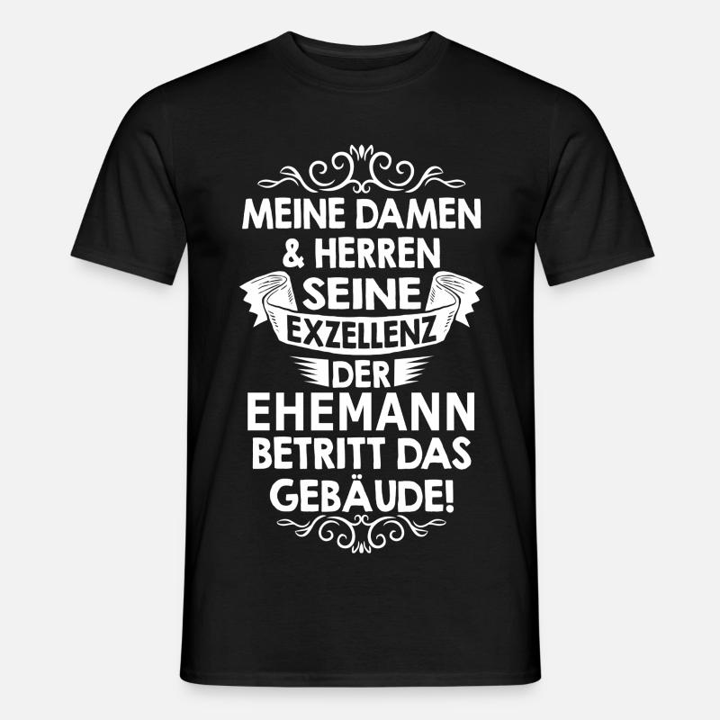 EHEMANN - Männer T-Shirt - Schwarz