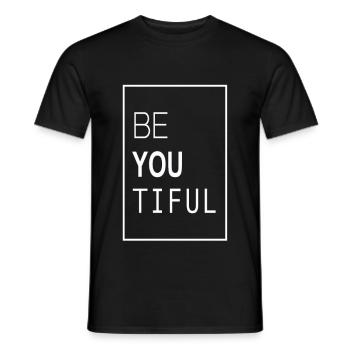 Tshirt cool - T-shirt homme - noir - Devant - AI Model Male 178 light (178cm)