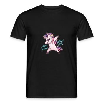 Awesome Since2005 Unicorn - Männer T-Shirt - Schwarz - Vorne - AI Model Male 178 light (178cm)