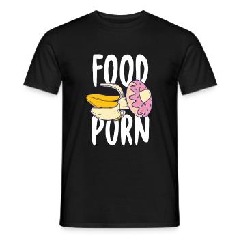 Banana Gift Food Porn Donut Shirt - T-shirt homme - noir - Devant - AI Model Male 178 light (178cm)