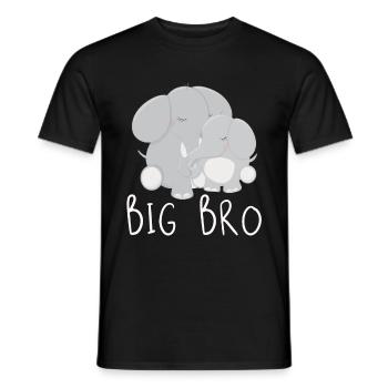 big bro - Männer T-Shirt - Schwarz - Vorne - AI Model Male 178 light (178cm)