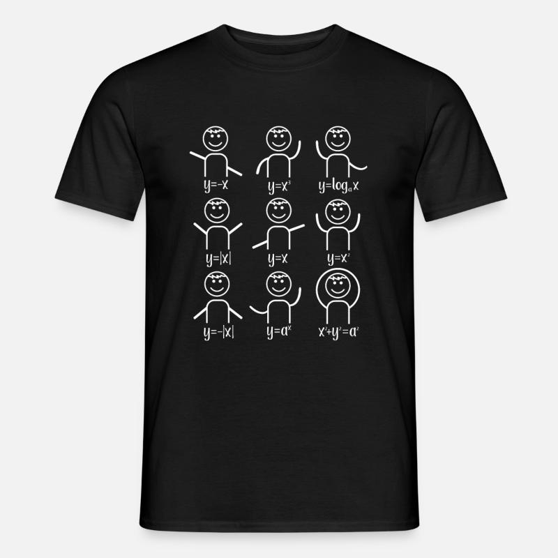 Professeur de maths algèbre danse maths - T-shirt homme - noir