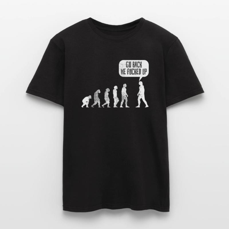 Evolution - Darwing Evolution Funny Gift T-shirt homme