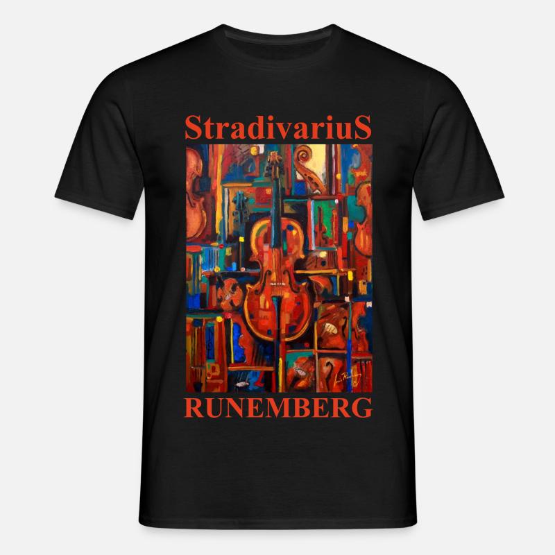 STRADIVARI Louis RUNEMBERG © Adagp - Männer T-Shirt - Schwarz