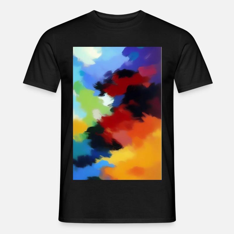 Malerei Muster - Männer T-Shirt - Schwarz