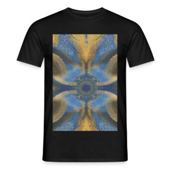 Shapes and patterns - Men's T-Shirt - black - Front - AI Model Male 178 light (178cm)