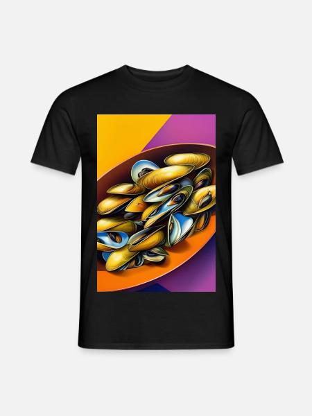 Moules - T-shirt homme - noir