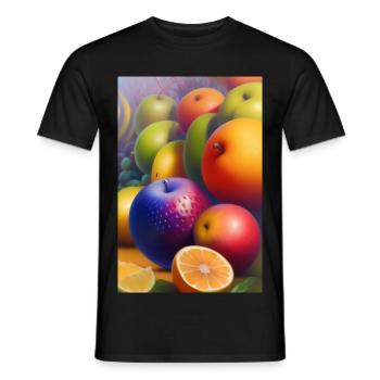 Fruit - T-shirt homme - noir - Devant - AI Model Male 178 light (178cm)