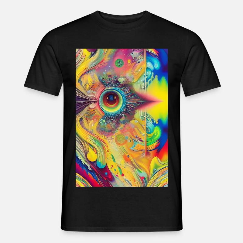 Abstrakte Kunst - Männer T-Shirt - Schwarz