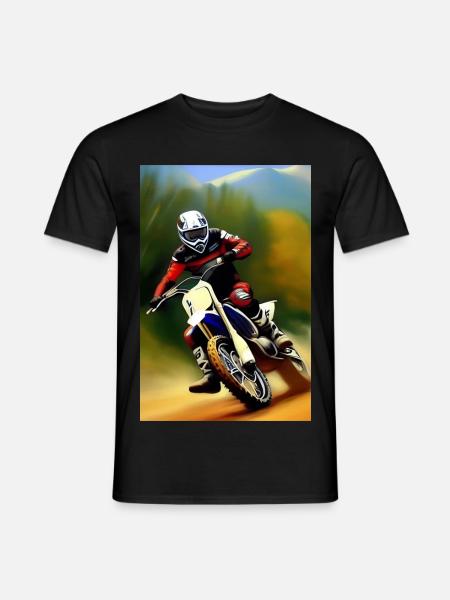 Motocross Riding - Men's T-Shirt - black