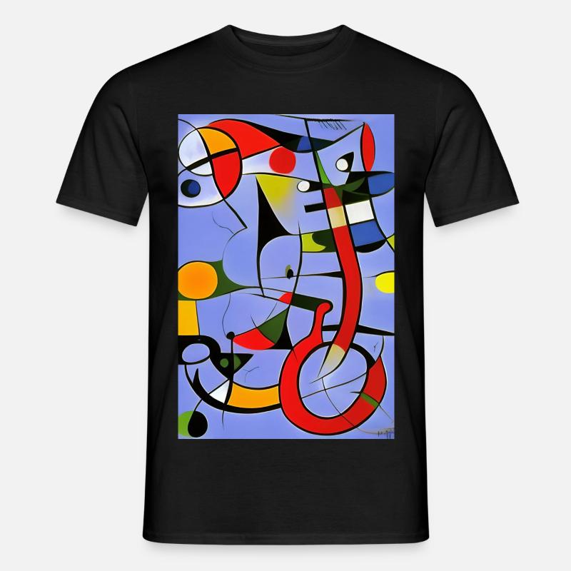 Abstrakte Kunst - Männer T-Shirt - Schwarz