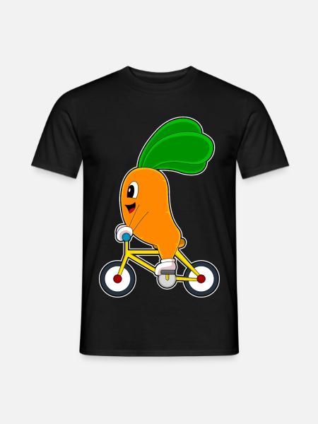 Carrot Bicycle - Men's T-Shirt - black
