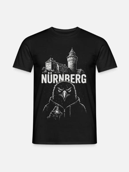 Nuremberg Street Adler - Men's T-Shirt - black