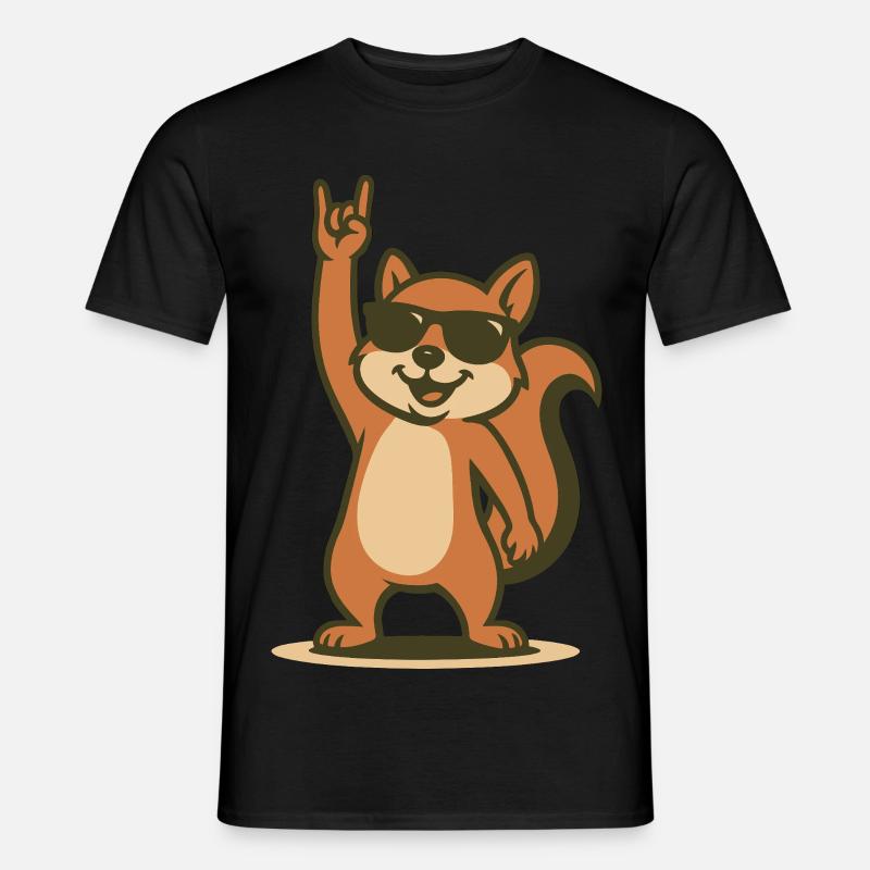 Rock’n’Roll Nussknacker - Männer T-Shirt - Schwarz