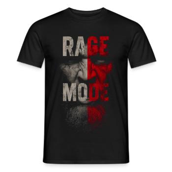 Rage Mode - Men's T-Shirt - black - Front - AI Model Male 178 light (178cm)